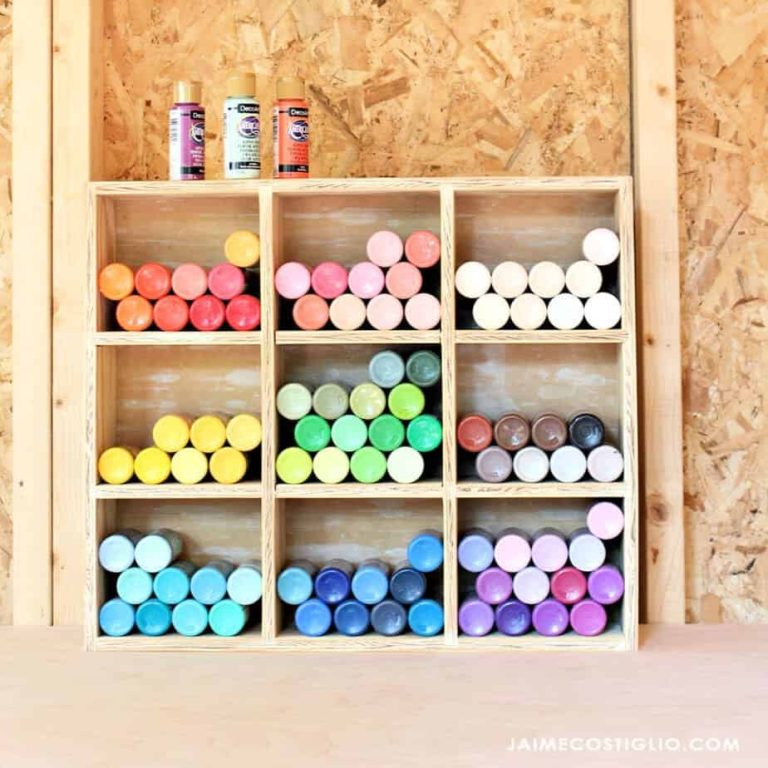 20 Clever Craft Paint Storage Ideas