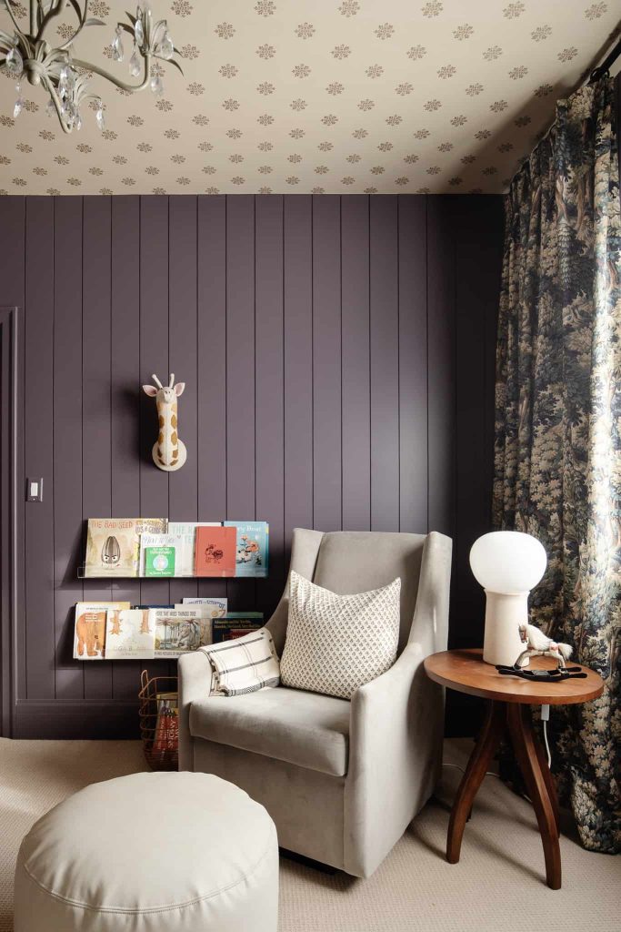 Purple is another color that can be used for a nursery thats not a common nursery color idea