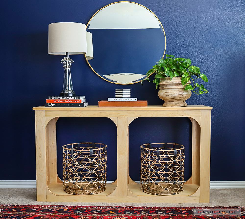 25 Console Table Decor Ideas For Your Entryway - Making Manzanita