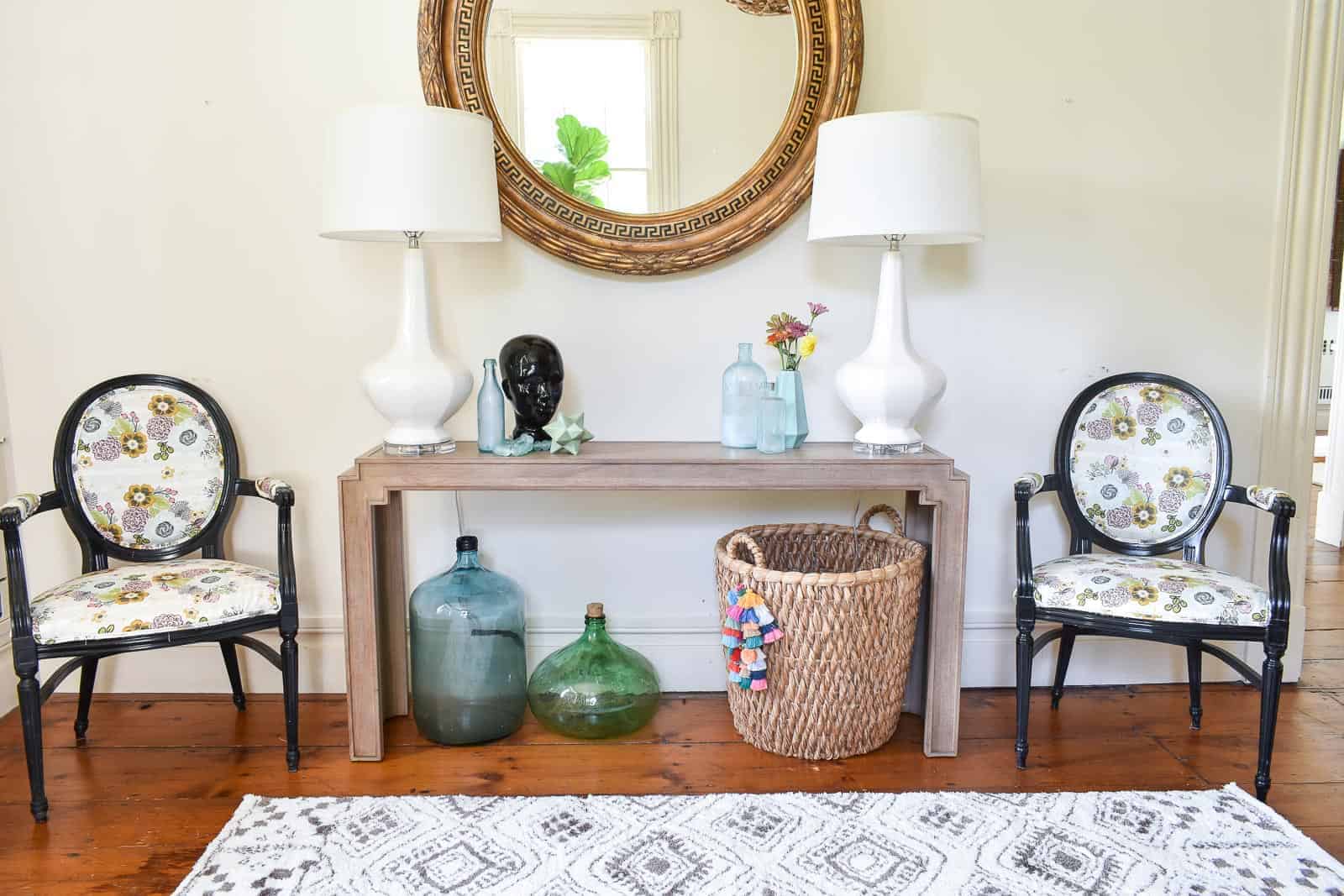 25 Console Table Decor Ideas For Your Entryway - Making Manzanita