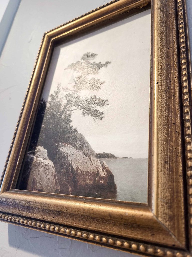 In just 5 minutes and a little drying time you can make any print look like a paint with a nice frame
