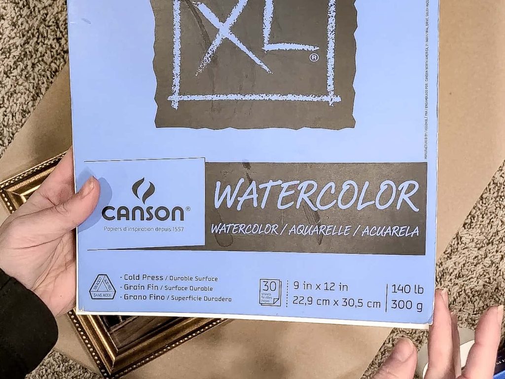 The key on how to make a print to look like a painting is starting with a good textured paper 