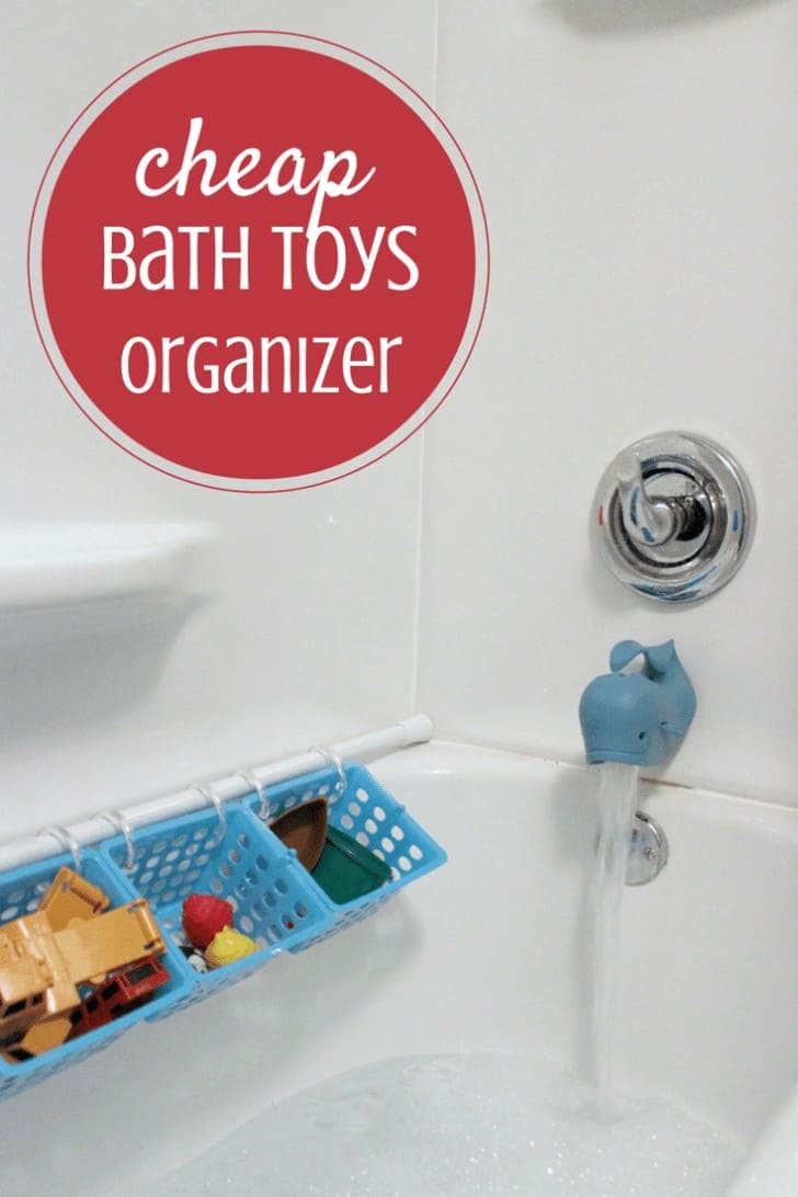 20+ Genius Bath Toy Storage Ideas - Making Manzanita