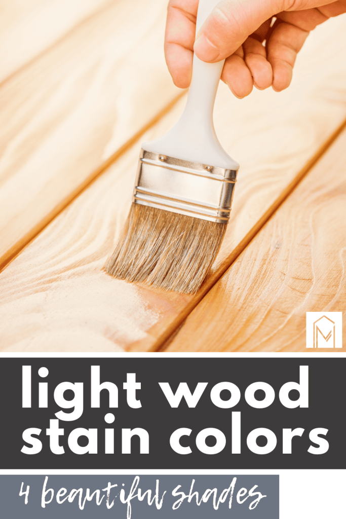 Do you love the look of light wood stain? Check out these 4 beautiful shades for your next woodworking project!