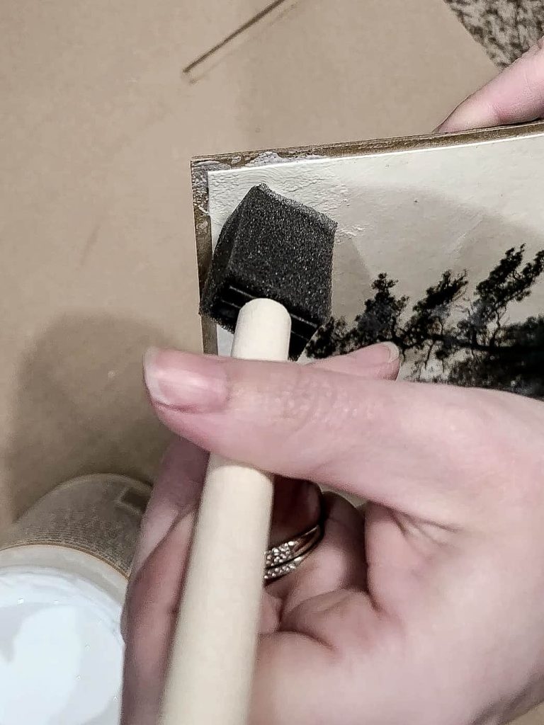 Vary the brush strokes in order to make your print look like a paint as part of this how to