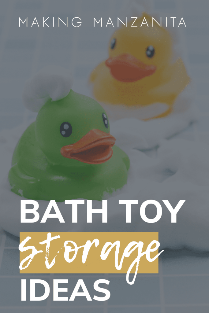 15 Ways to Store Bath Toys and Magically Declutter your Bathroom