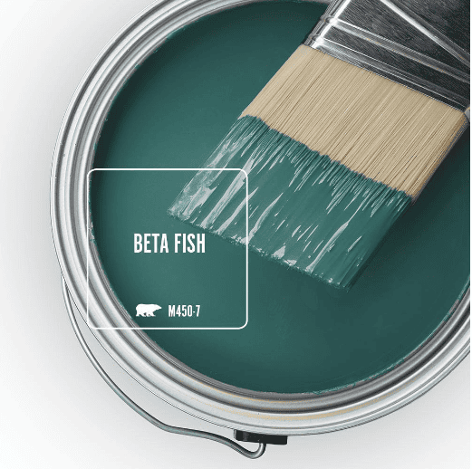 fish paint swatch from behr paint