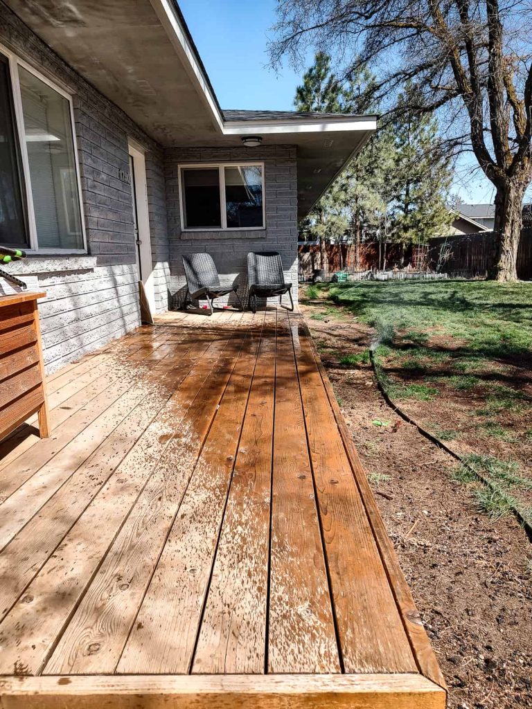An important step when turning on sprinkler system after winter is to adjust spray patterns