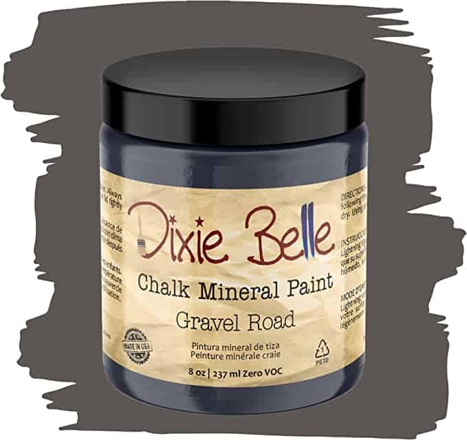 Dixie belle chalk mineral paint comes in an array of colors and is extra thick for that chalk finish