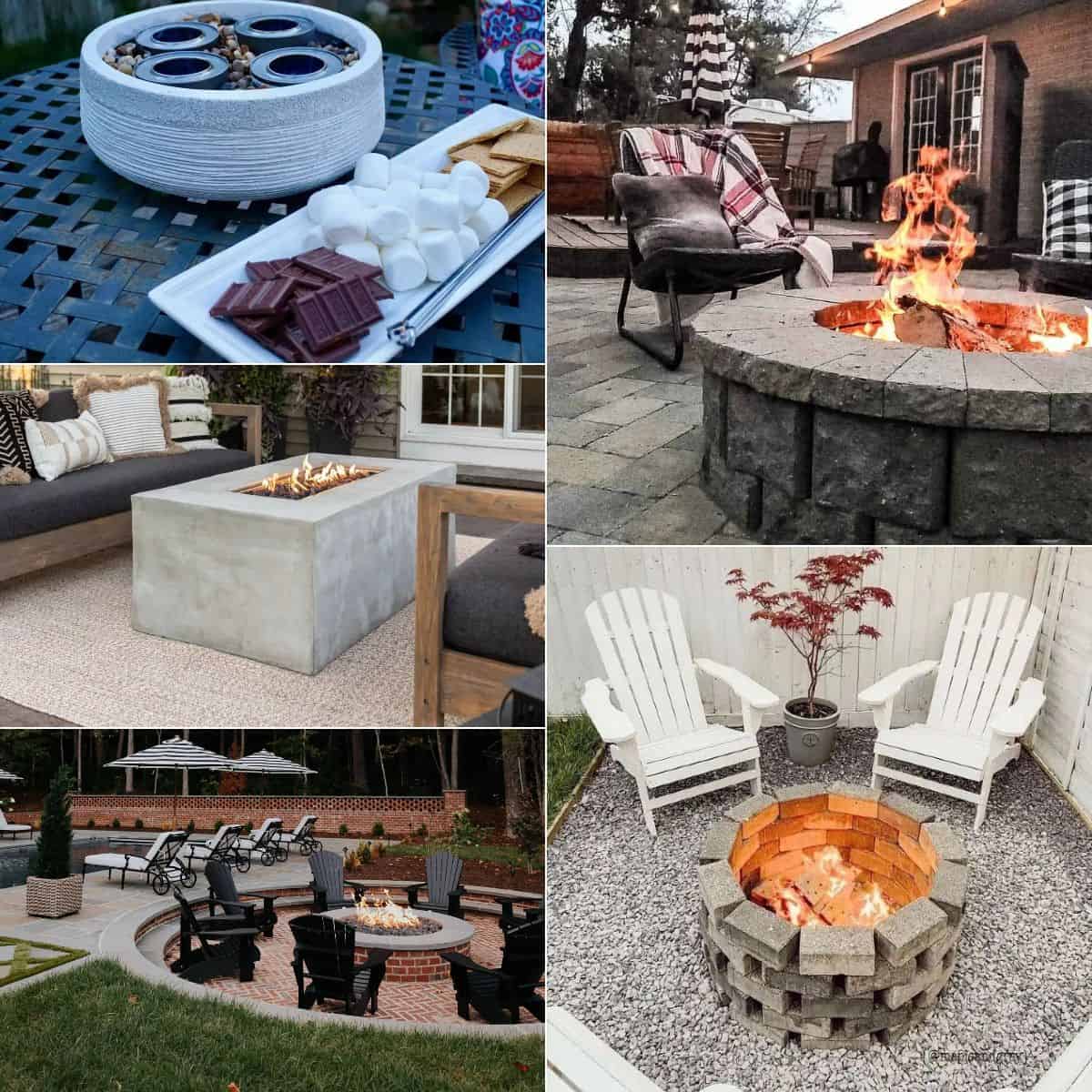 DIY-Concrete-Coffee-Table-Drink-Cooler-Fire-Pit-18 - DIY Huntress