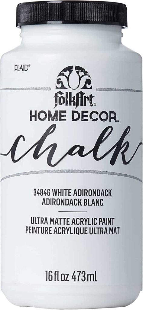 Falk art home decor chalk paint is an acrylic paint that can be used on just about any chalk paint art project