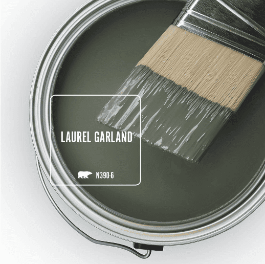 laurel garland paint swatch from behr paint