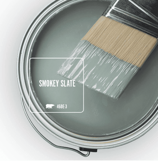 smokey slate paint swatch from behr paint
