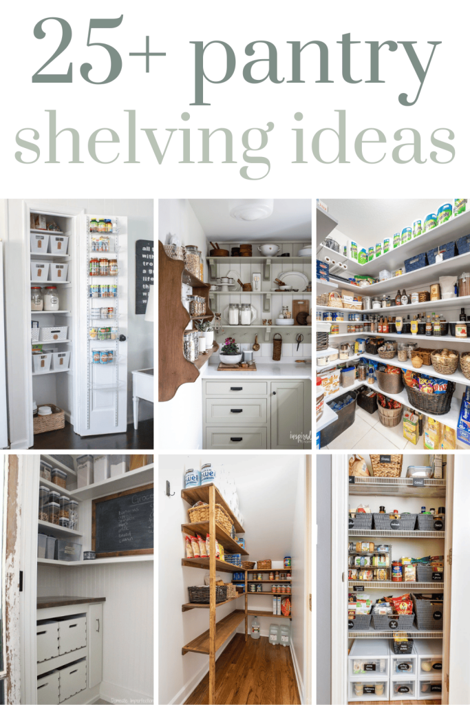 Get inspired to transform your pantry with these genius pantry shelving ideas