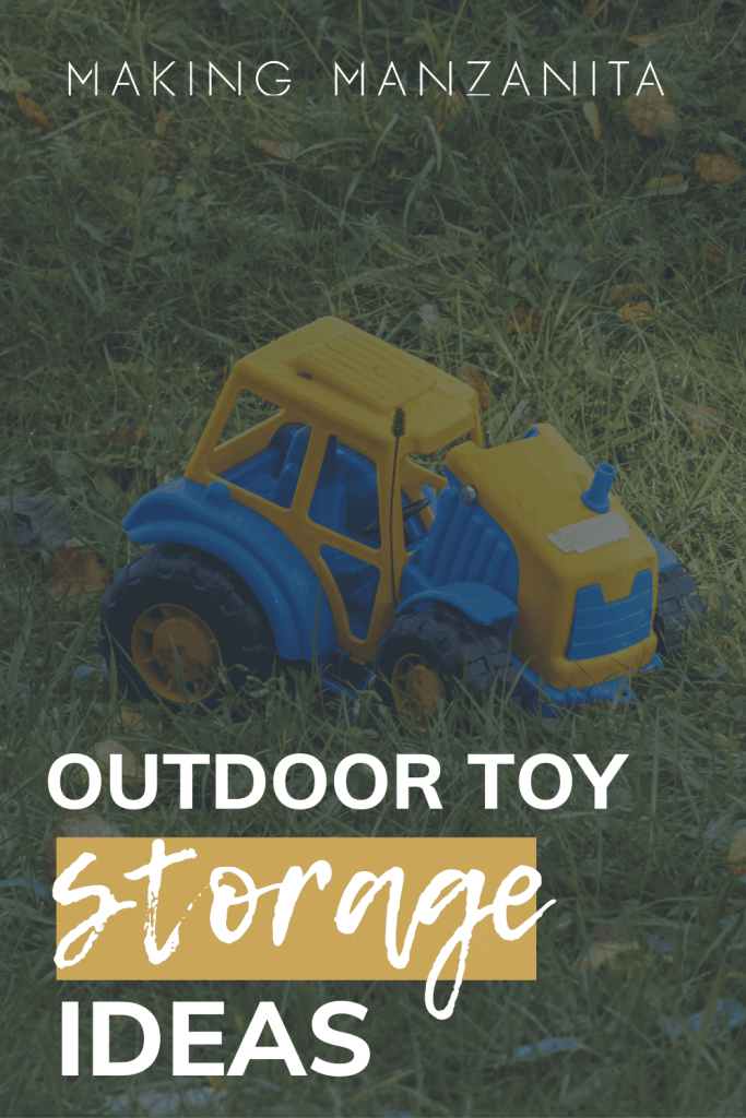 If you're tired of your backyard being cluttered with your kid's toys and bikes, check out these creative outdoor toy storage ideas.