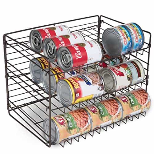 2-Tier Metal Wire Pantry Canned Food Dispenser