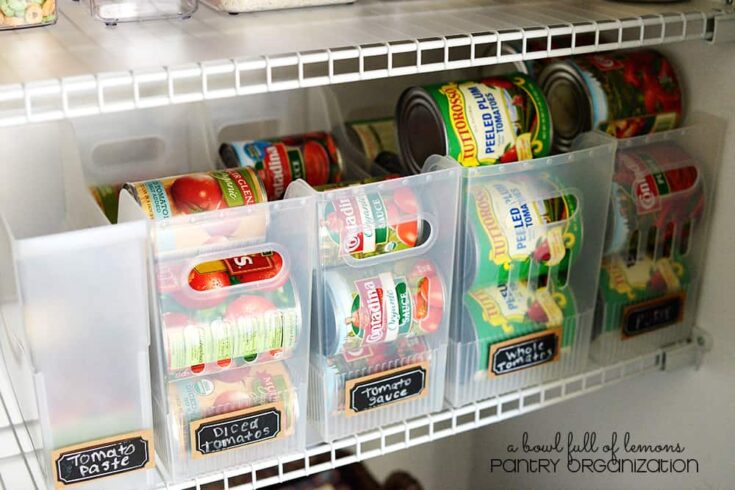 How to Organize Canned Goods in Cabinets, Pantries, and More