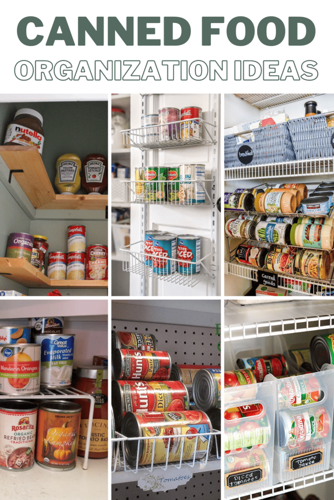 Pantry Ideas - DIY Canned Food Storage - Shanty 2 Chic