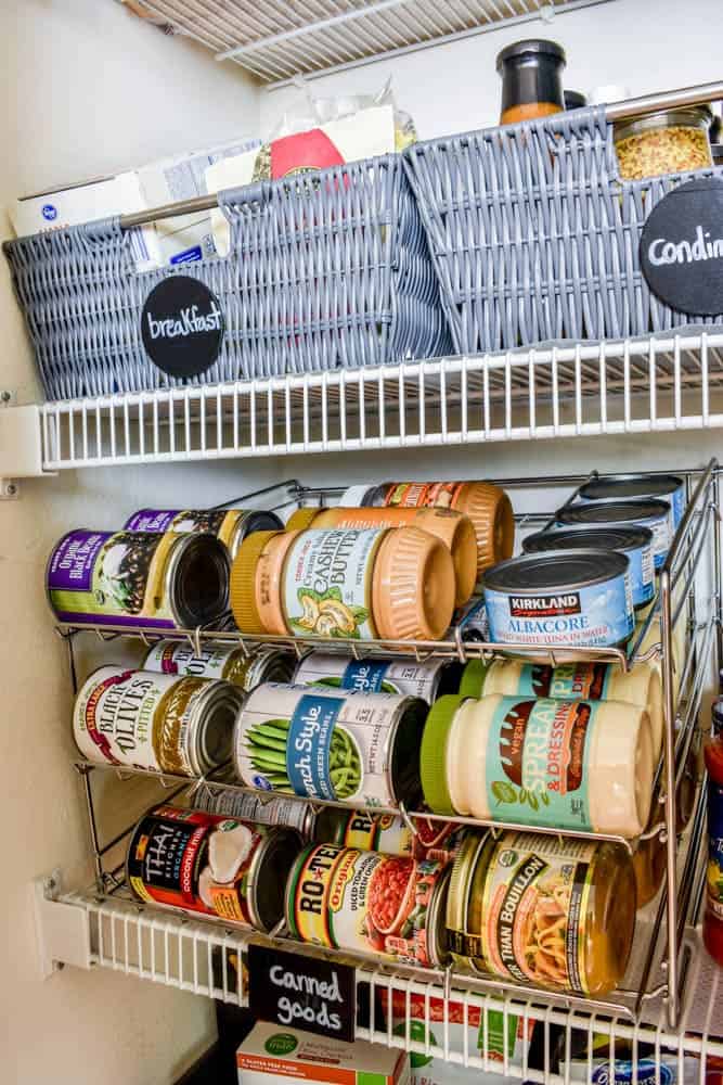 How To Organize Cans In Pantry