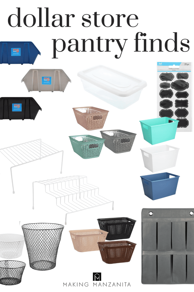 60 DIY Dollar Tree Pantry Organization Ideas - Prudent Penny Pincher