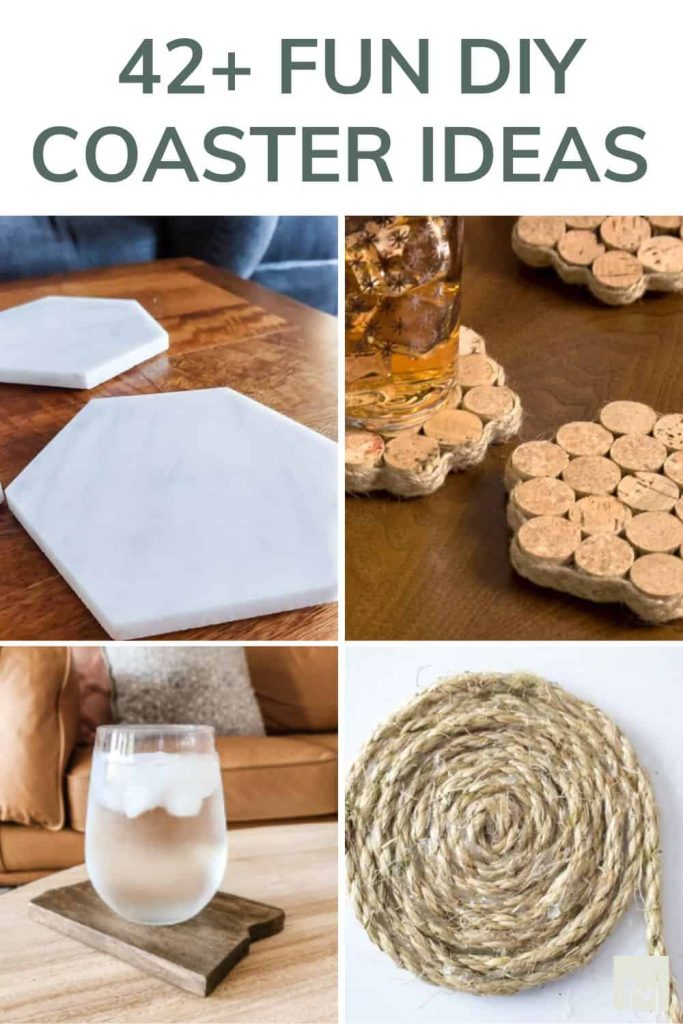 Creative coaster crafting: DIY ideas to enhance your home decor with text overlay that says 