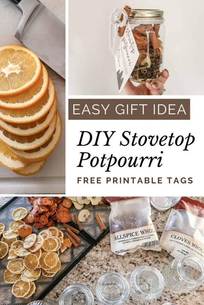 Stovetop Christmas Potpourri (+FREE Printable Tags!)