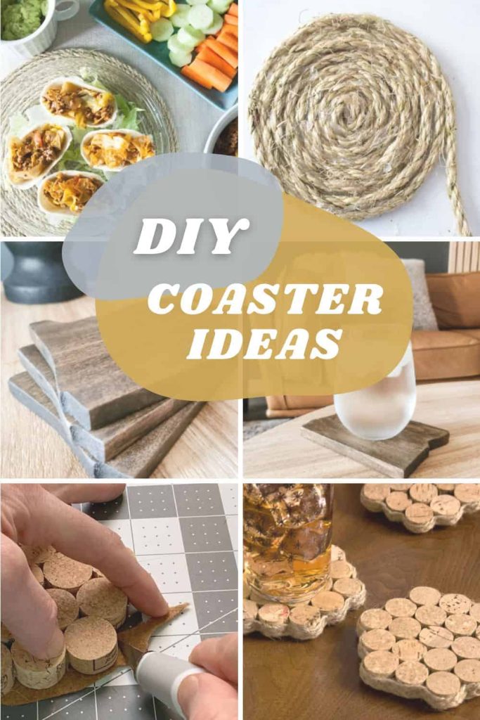 Crafty coaster inspiration: DIY ideas to protect your surfaces in style with text overlay that says 