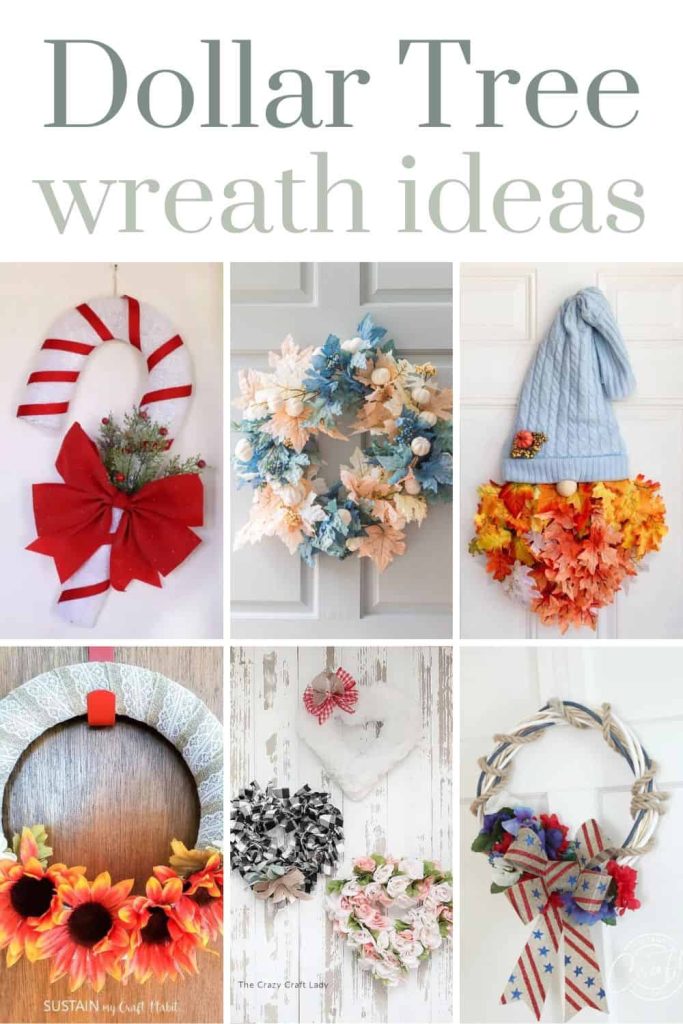 HOW TO MAKE A HEART WREATH USING DOLLAR TREE