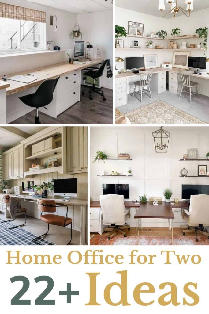 Dual desk home office discount