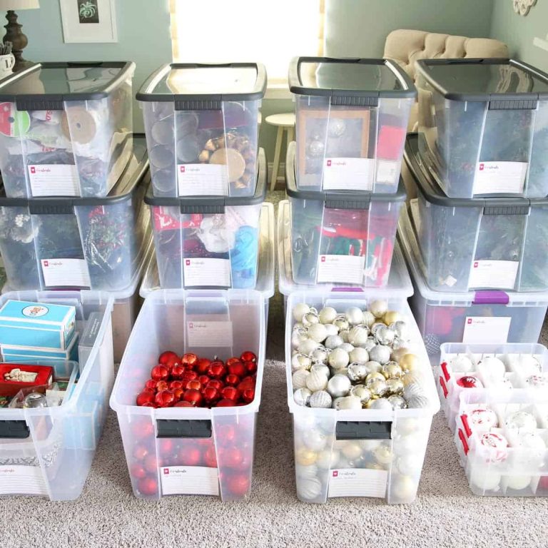 How To Store Christmas Decorations (Including Christmas Tree, Ornaments and Garland)