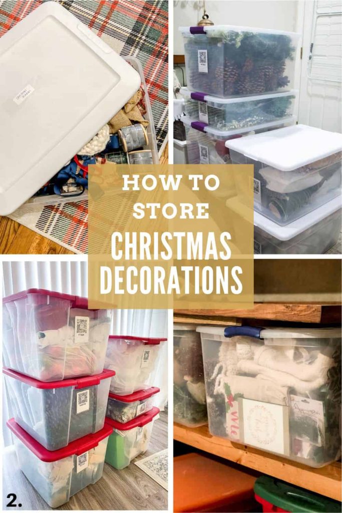 Learn the best ways to store your Christmas decorations in this article! From free printable labels for your boxes of Christmas decor or space saving hacks, you're sure to come away with some great ideas for organization holiday decor! 