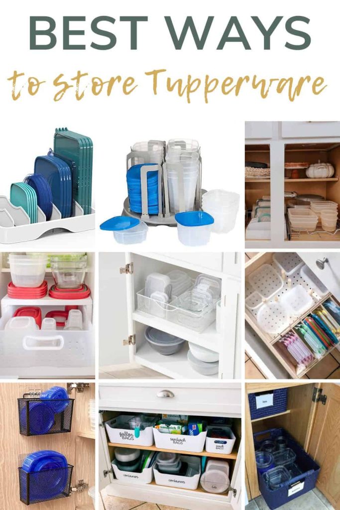 How to Organize Your Tupperware Cupboard for a Couple Bucks (5 easy Steps!)  - Eating Richly