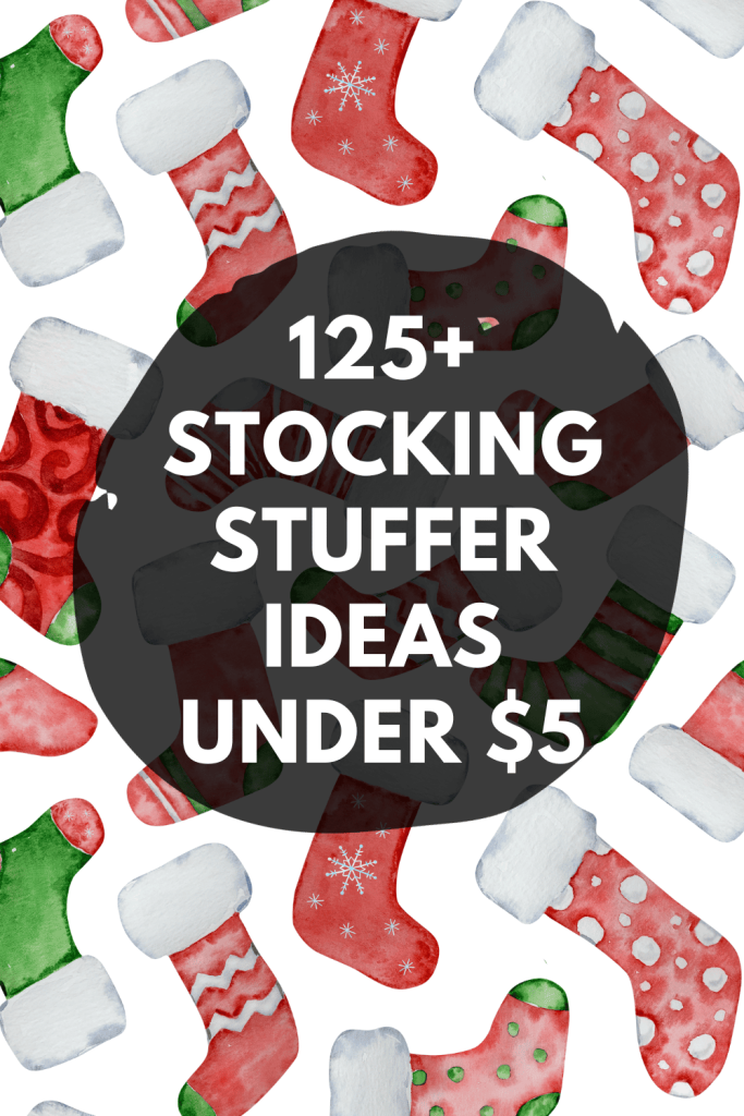 Get inspired to play Santa with this large roundup of over 125 different unique and cheap stocking stuffer ideas that are all under 5 dollars for everyone on your list. There are ideas for mom, dad and the kids.