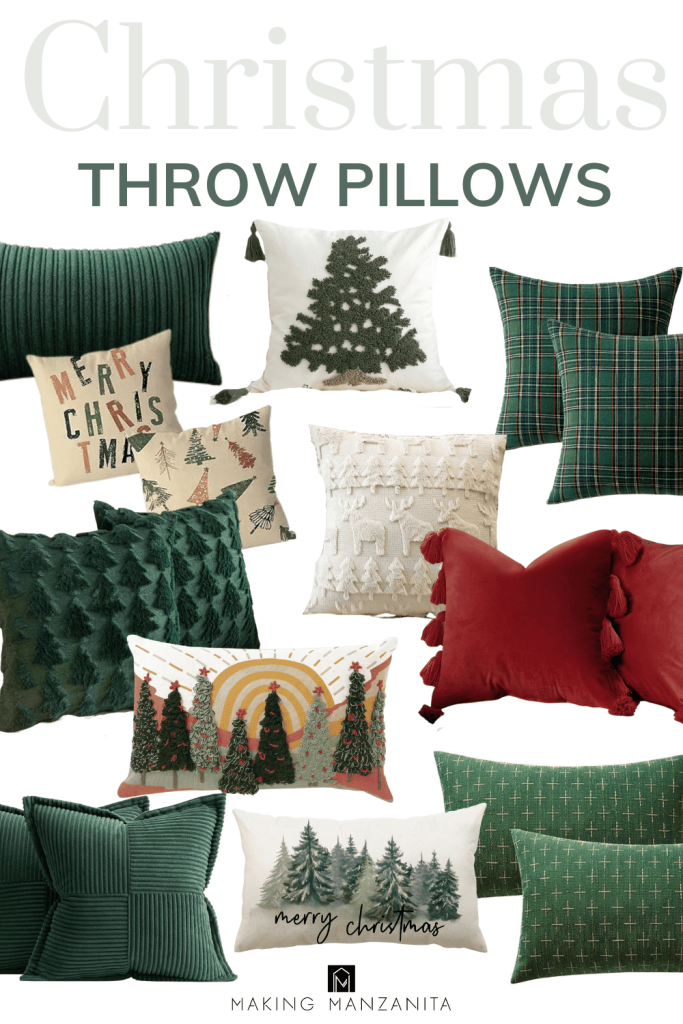 Transform your space into a winter wonderland with our festive Christmas throw pillows—add a touch of holiday magic and cozy charm to your home decor!