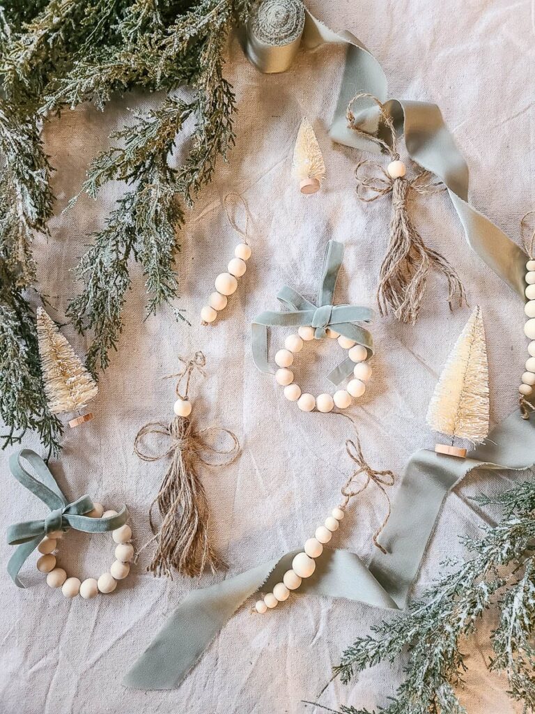 Wood Bead Ornaments: 3 Easy Tutorials