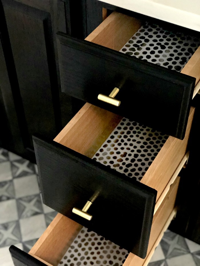 An image of empty, open drawers, ready to be organized and customized to meet your storage needs for a clean and clutter-free space.
