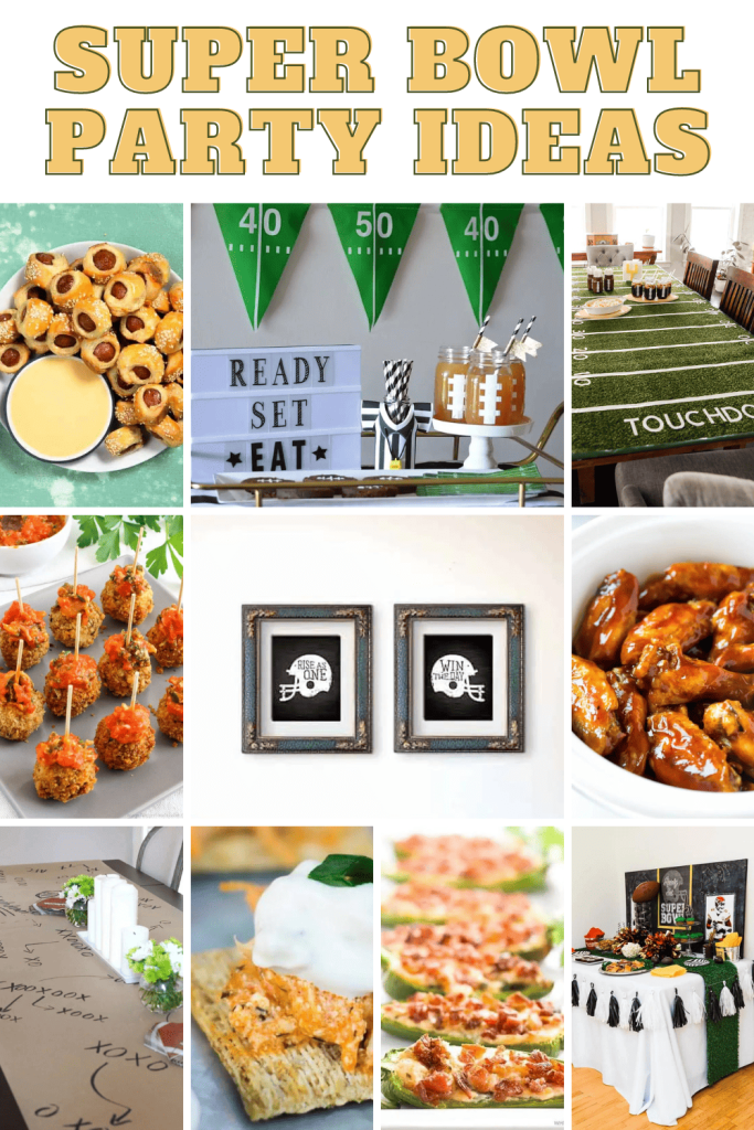 If you're looking for decorations, games or recipes for your super bowl party - you'll love these ideas.