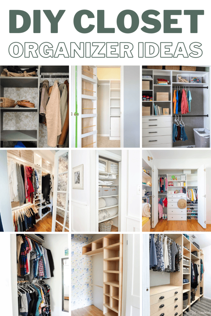 Explore Creative DIY Closet Organizer Ideas with this collection