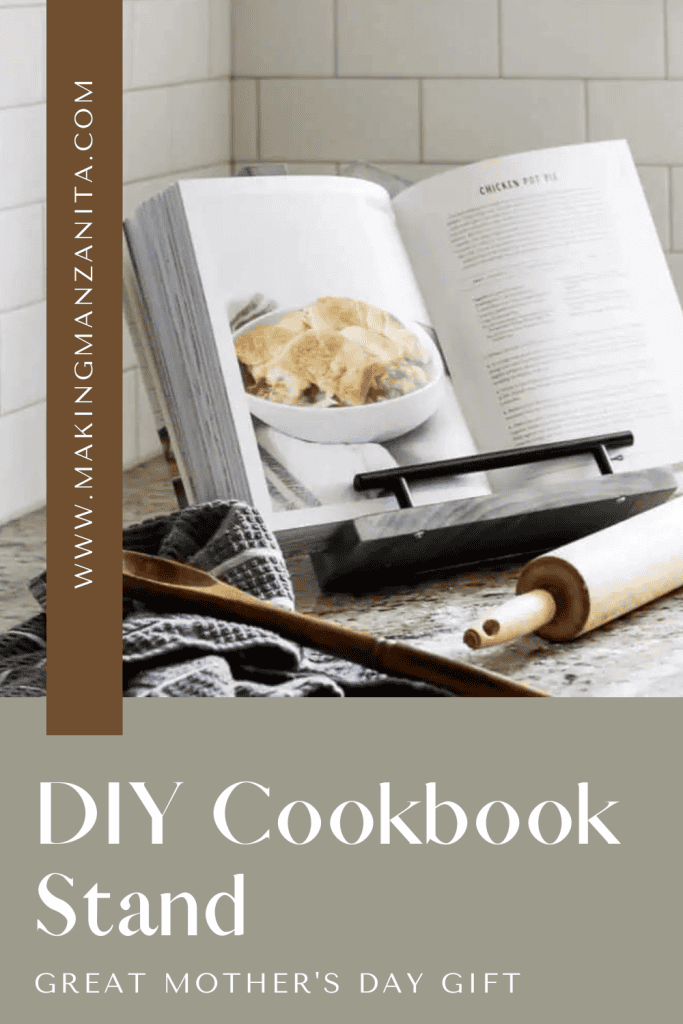 Surprise Mom with a Handmade Cookbook Stand! Follow Our Easy DIY Tutorial with Free Woodworking Plans, Perfect for Mother's Day!