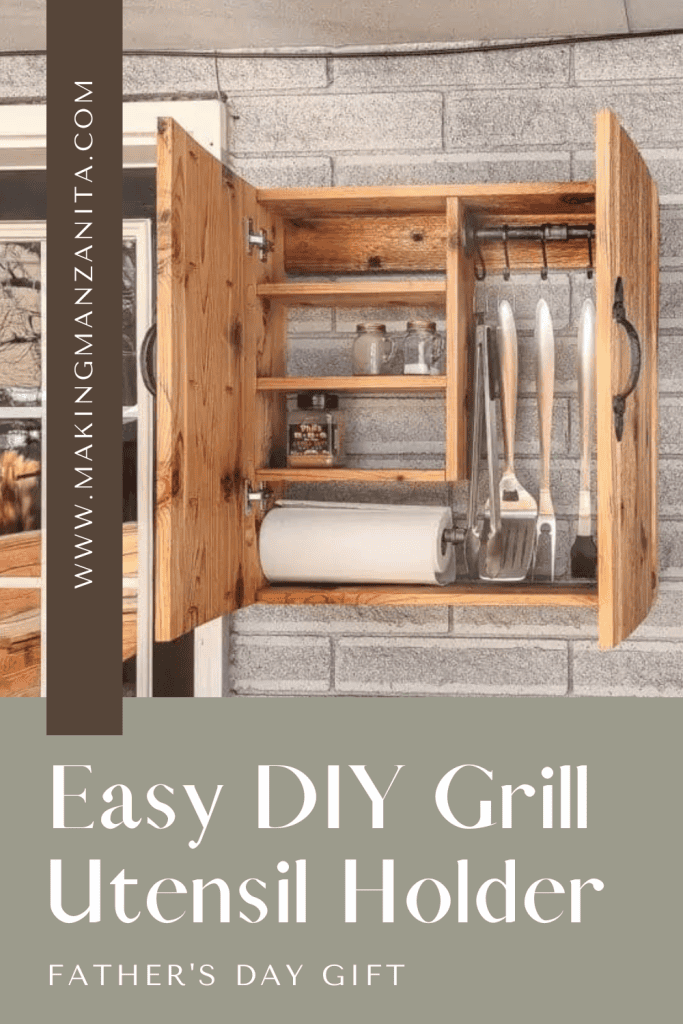 Surprise Dad with a Practical Yet Thoughtful Gift! Learn How to Craft an Easy DIY Grill Utensil Holder with Free Woodworking Plans, Perfect for Father's Day