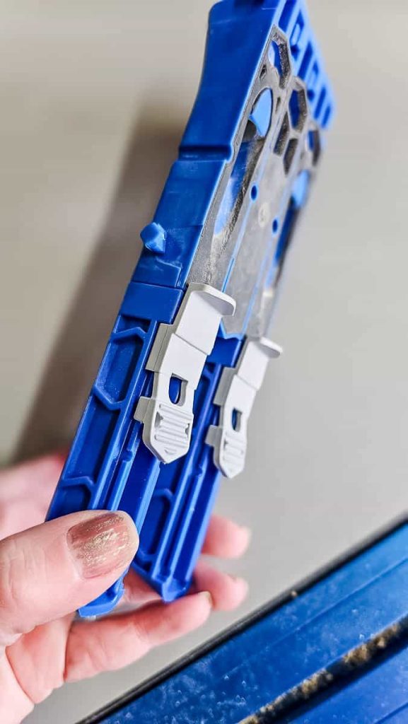 Photo of a person holding the Kreg Pocket Hole Jig 320.