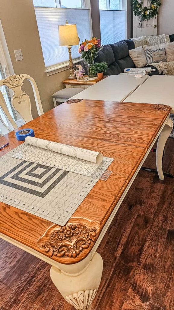 cutting wallpaper panels to size for your wall transformation