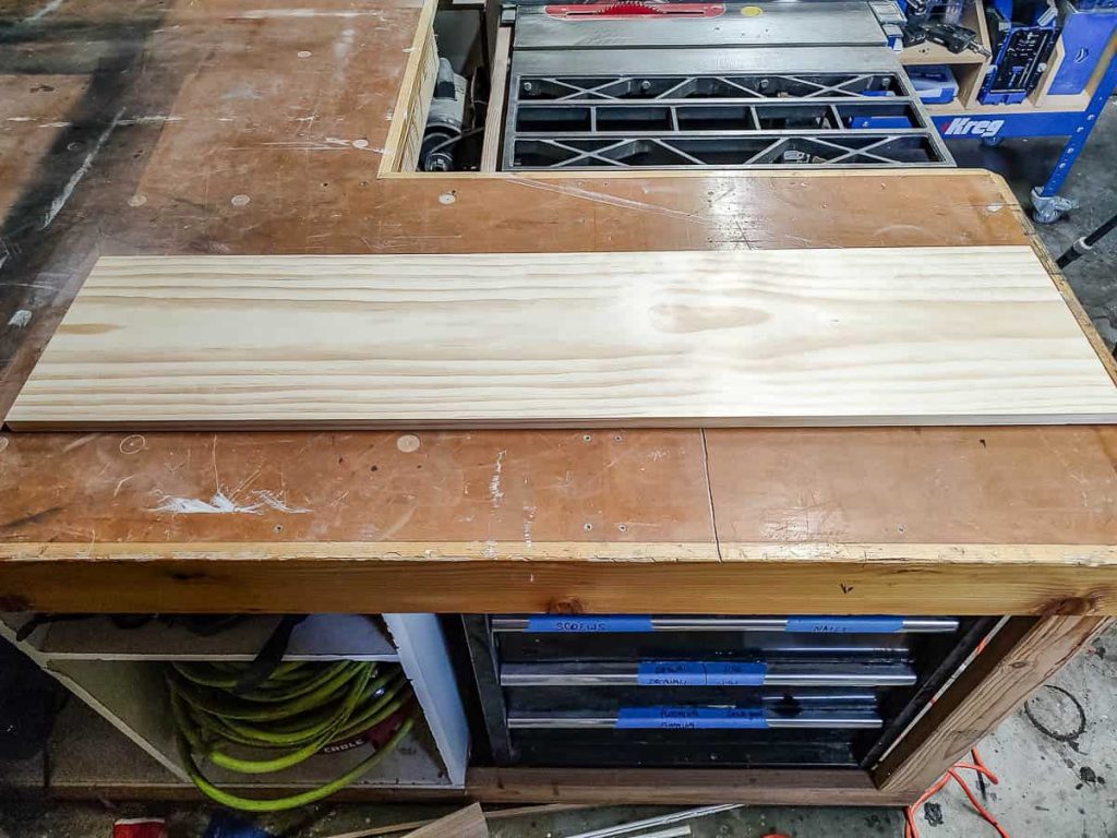 Photo of the wood to be used for the Chicknic Table.