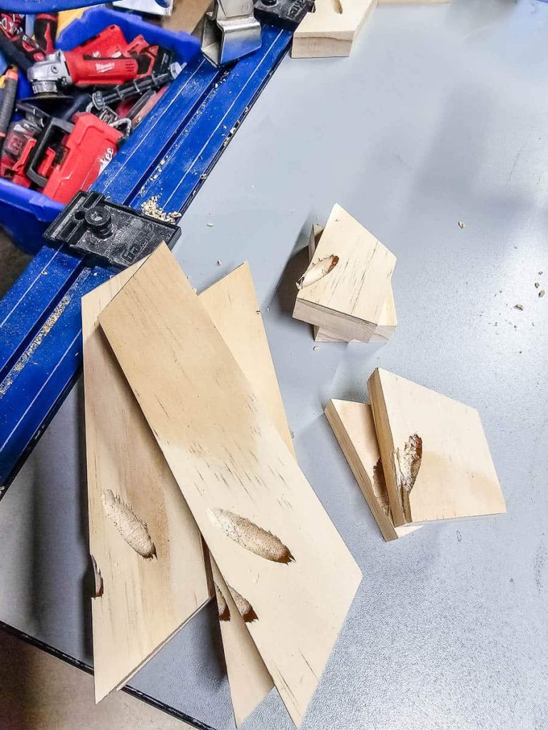 a piece of wood
