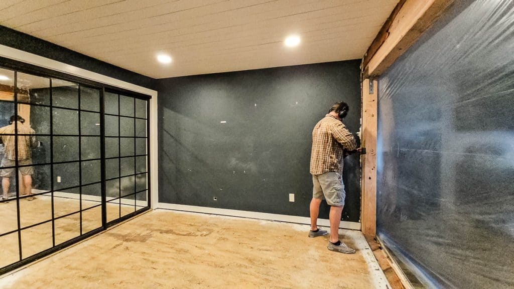 2nd wall to be taken down to create open concept with living room and kitchen