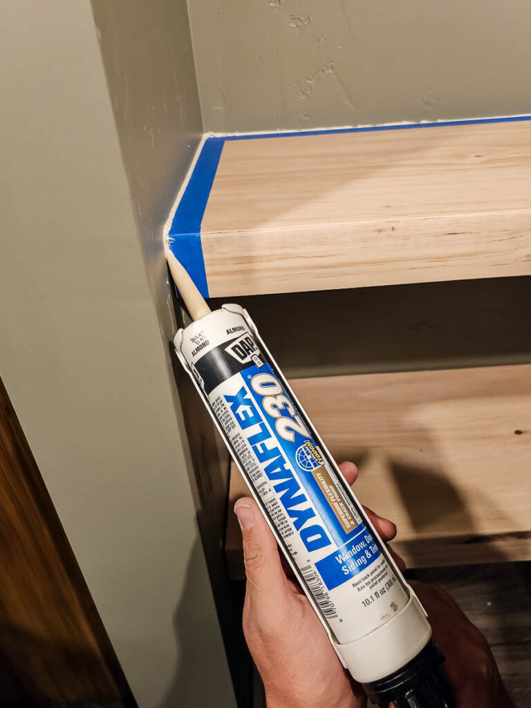 A photo of Dynaflex 230 caulking.