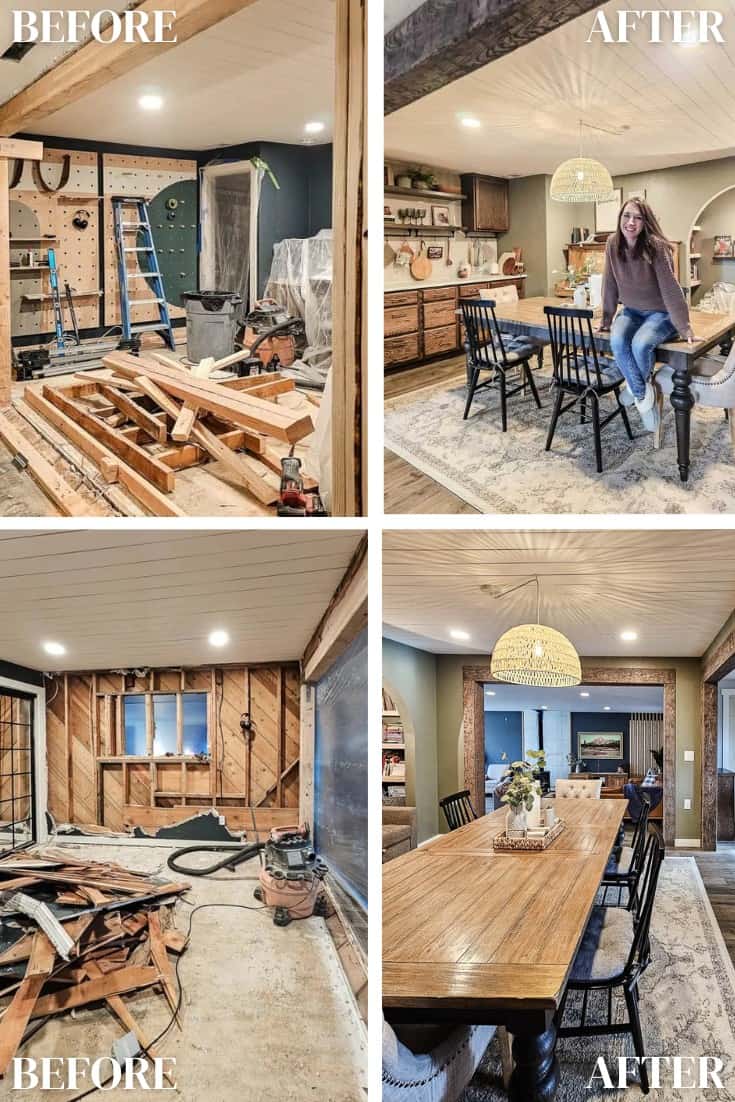 Transitional Dining Room Makeover: Furniture & Design Sources - Making ...