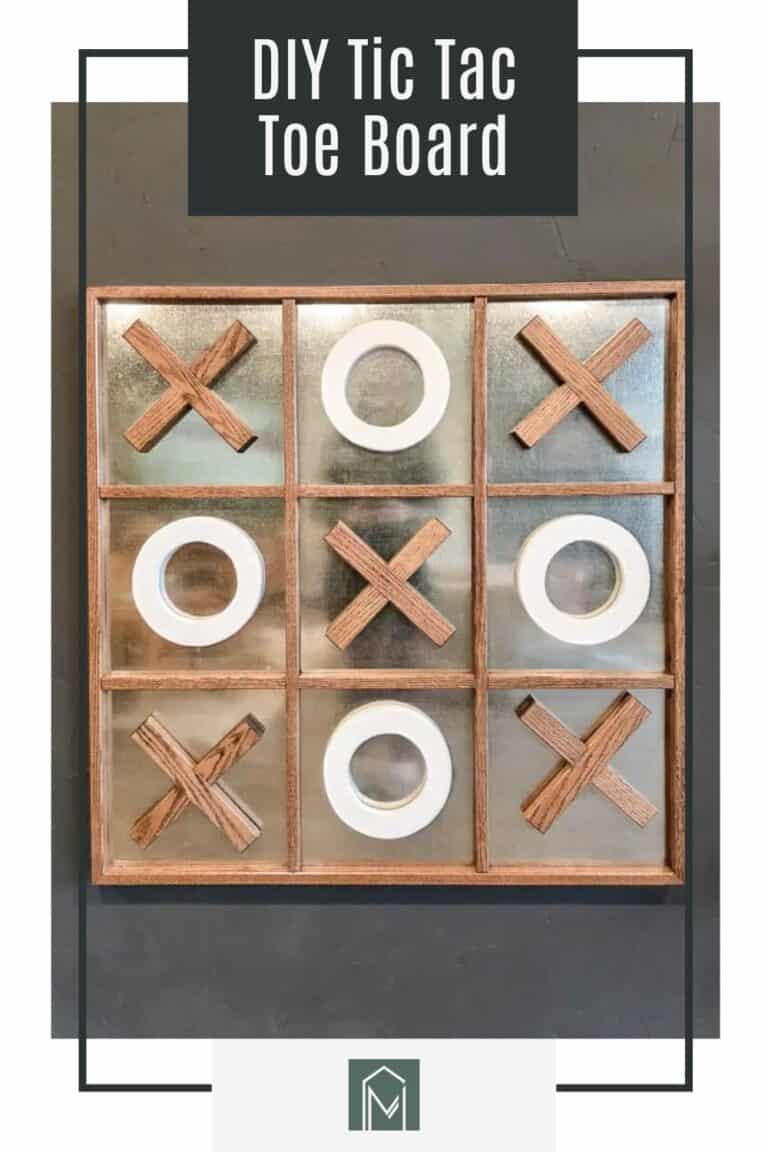 DIY Giant Tic Tac Toe Board (with Free Plans) - Making Manzanita