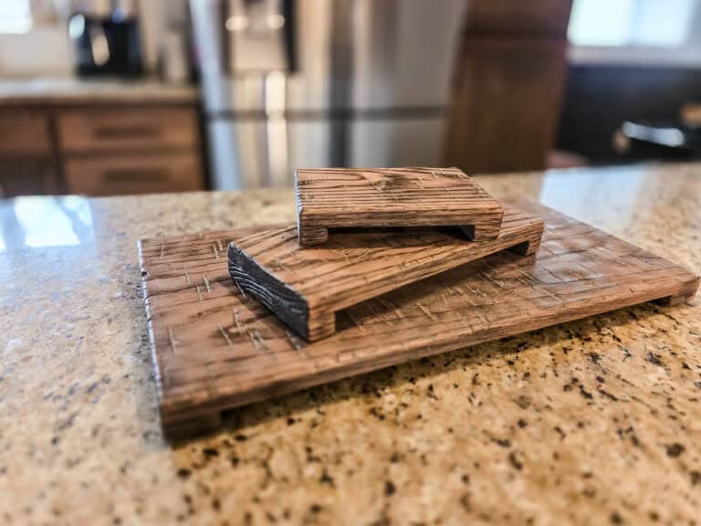 How To Make A DIY Vintage Wood Riser That Looks Old